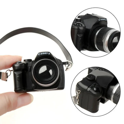 Miniature Digital SLR Camera - Realistic Dollhouse Photography Prop