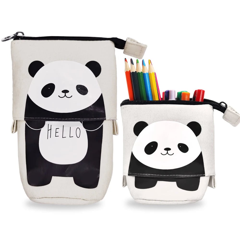 Telescopic Standing Pencil Case - Kawaii Spacious Portable Holder