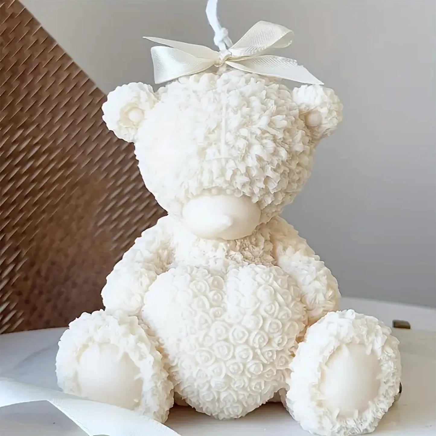 Hug Heart Bear Silicone Mold for Candle Resin Gypsum DIY Crafting