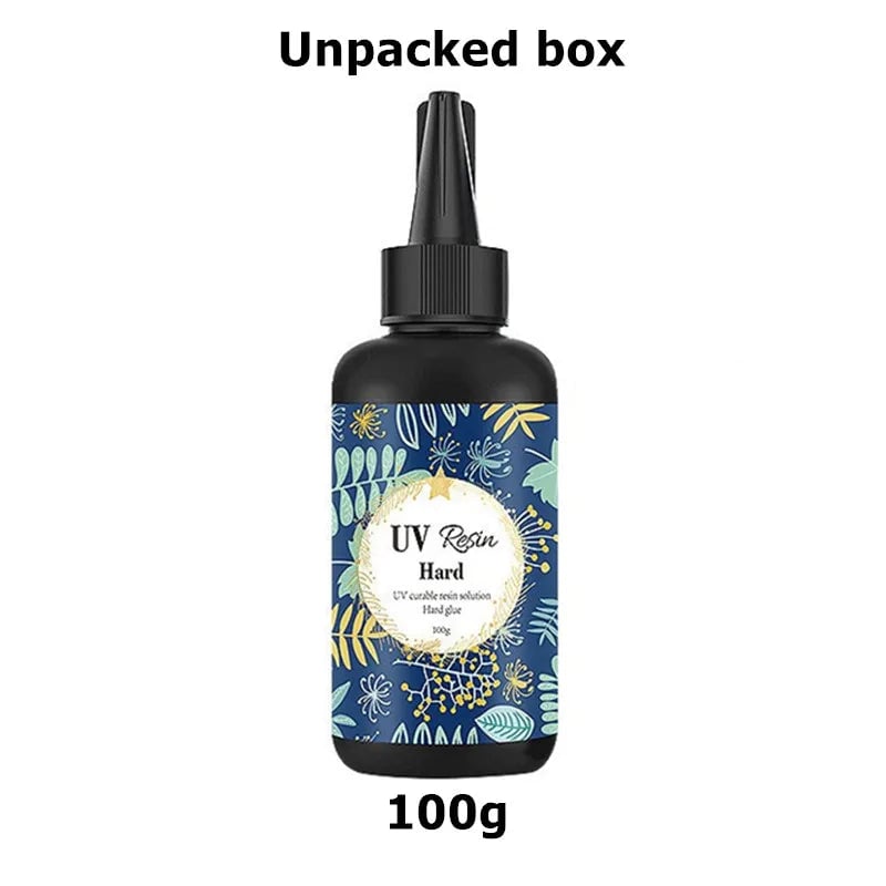 100g Crystal Clear UV Resin Hard Type Epoxy Glue DIY Jewelry Craft