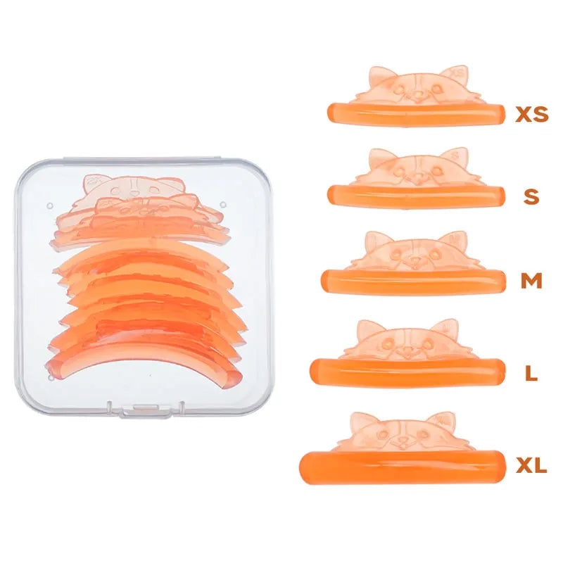 5 Pairs Silicone Lash Lifting Pads - Glue Free Eyelash Perm Rods