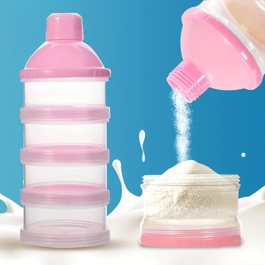 5-Grid Large Capacity Baby Milk Powder Storage Container Layered Box