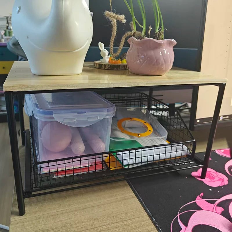Multi-Tier Kitchen Countertop Organizer Shelf for Microwave & Spices