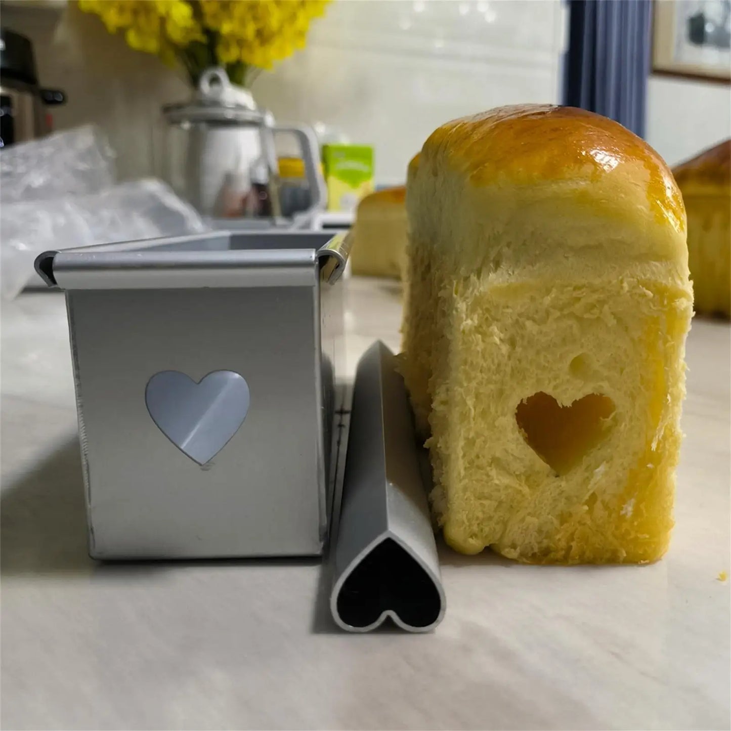 Non-Stick Aluminium Alloy Loaf Pan - Toast Bread Cake Baking Mold