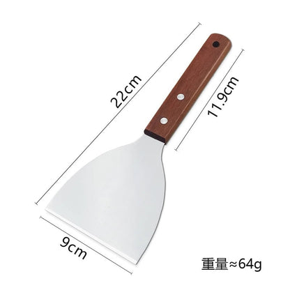 Stainless Steel Non-Stick BBQ Spatula & Grill Scraper Tool
