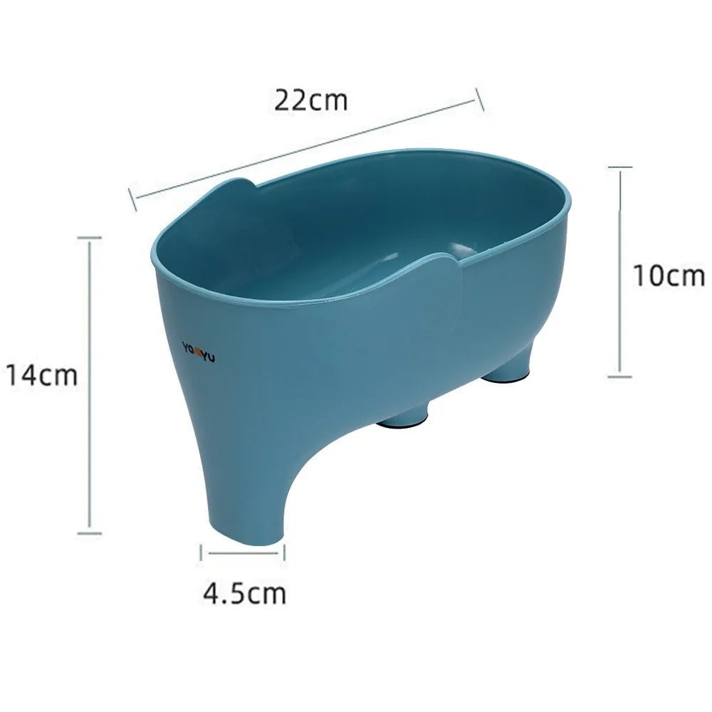 Elephant Sink Strainer Basket - Vegetable Washing & Drain Rack