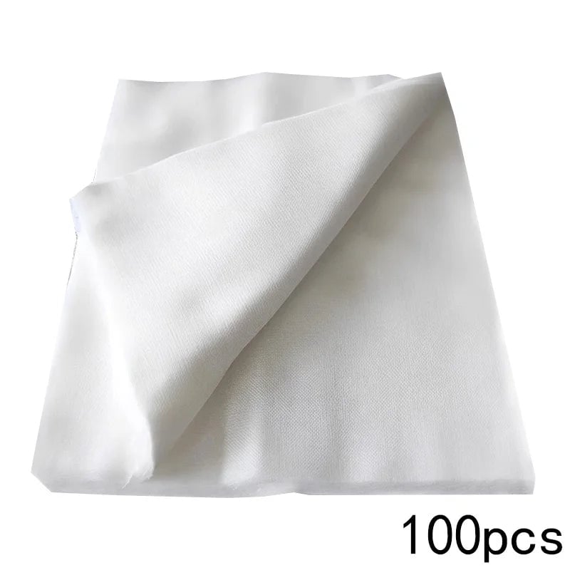 100pcs Disposable Cotton Eye Mask Patches - Natural Spa Facial Care