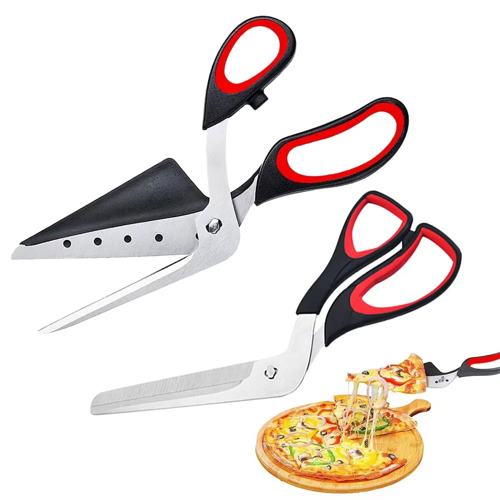 Detachable Stainless Steel Pizza Scissors Sharp Blade Cutter Tool