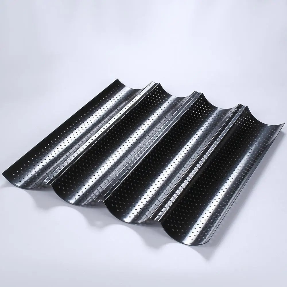 Baguette Bread Baking Pan - Non-Stick French Loaf Mould Tray