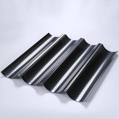 Baguette Bread Baking Pan - Non-Stick French Loaf Mould Tray