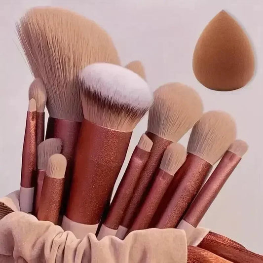 Professional Makeup Brush Set - Soft Kabuki Foundation Eyeshadow