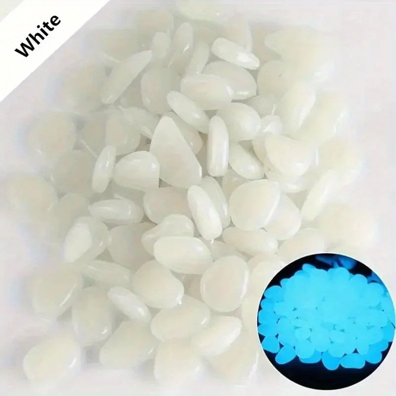Luminous Glow Stone Decor 100/500pc Set - Aquarium Landscape Garden