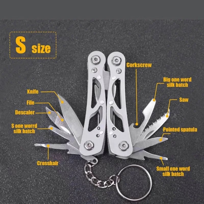 Multi-Tool Pocket Knife Pliers - Tactical Survival EDC Tool