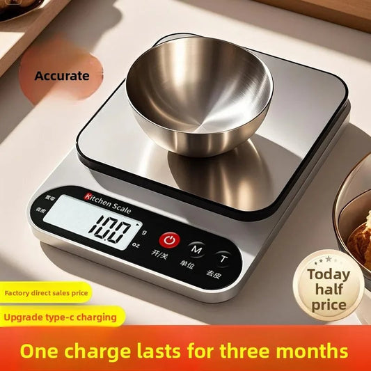 Digital Kitchen Scale 0.1g Precision Food Baking Weighing Scale