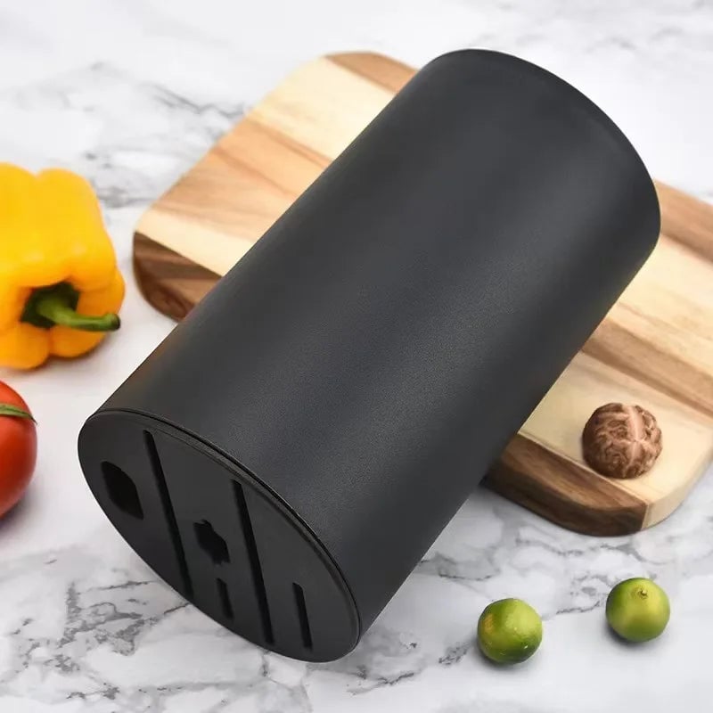 6-Style Magnetic Knife Storage Stand - Kitchen Organizer Block