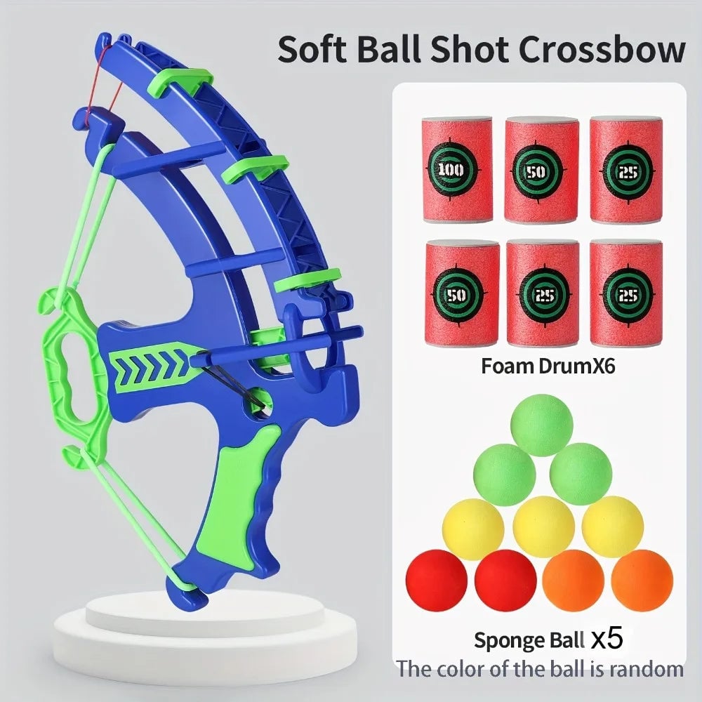 Soft Bullet Shooting Target Game Set - Educational Indoor Activity Toy