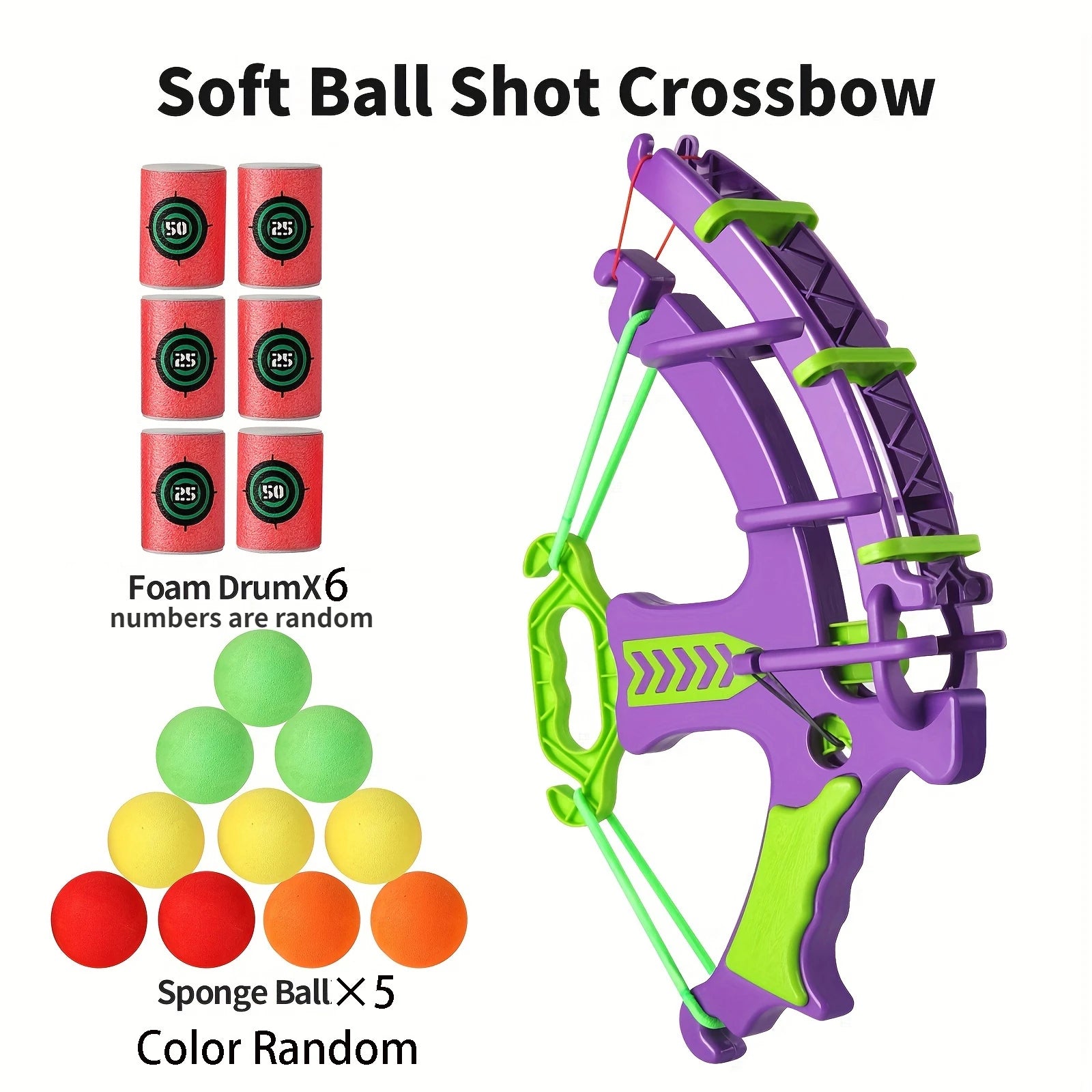 Soft Bullet Shooting Target Game Set - Educational Indoor Activity Toy