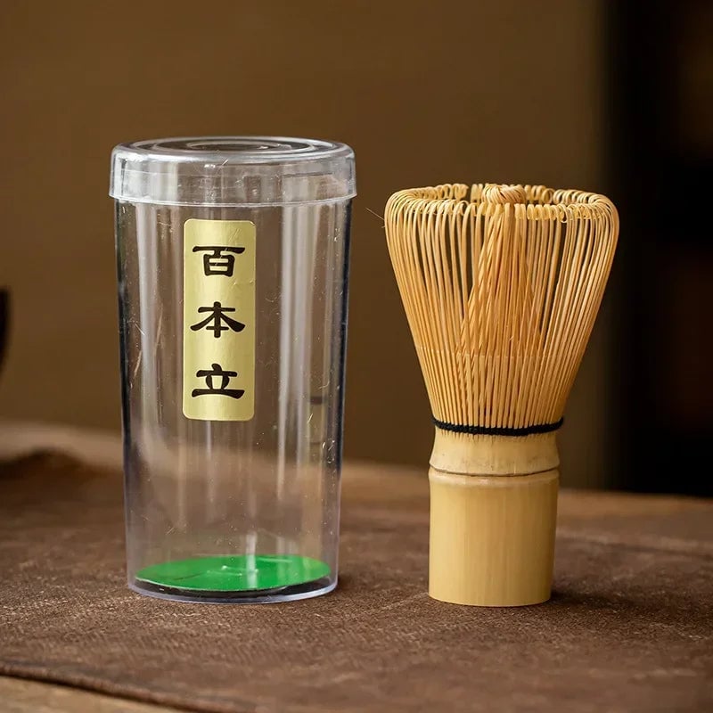 Bamboo Matcha Tea Set - Chasen Whisk & Chashaku Spoon Kit