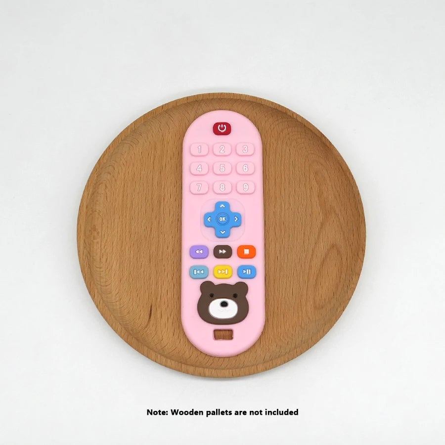 Silicone Remote Control Baby Teether Toys 1-4 Pack Kids Safe