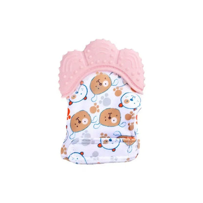 Food Grade Silicone Baby Teething Gloves Pain Relief Mittens