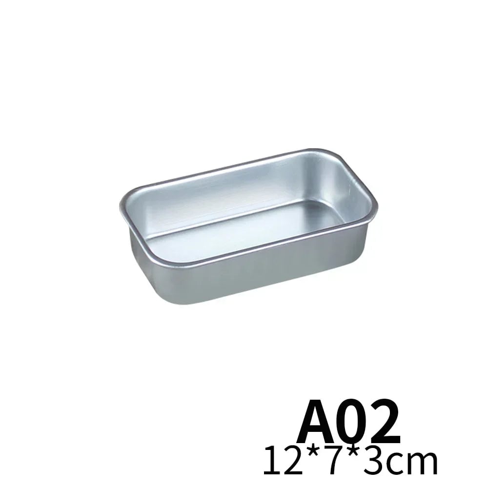 5-Size Non-Stick Aluminium Loaf Pan Set Rectangle Baking Molds