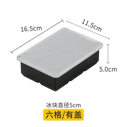 Food Grade Silicone Ice Cube Mold - Round Square Ball Ice Tray