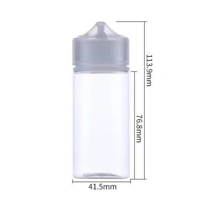 Portable Oil Filling Bottles 10-100ml PET Pointed Squeezable Dropper