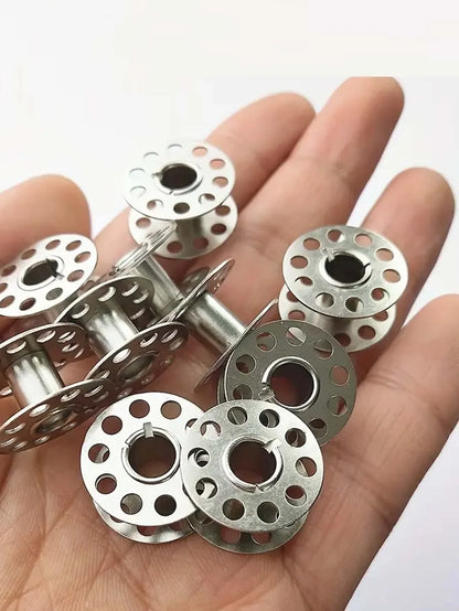 Stainless Steel Sewing Machine Bobbins Metal Pack - Universal Fit
