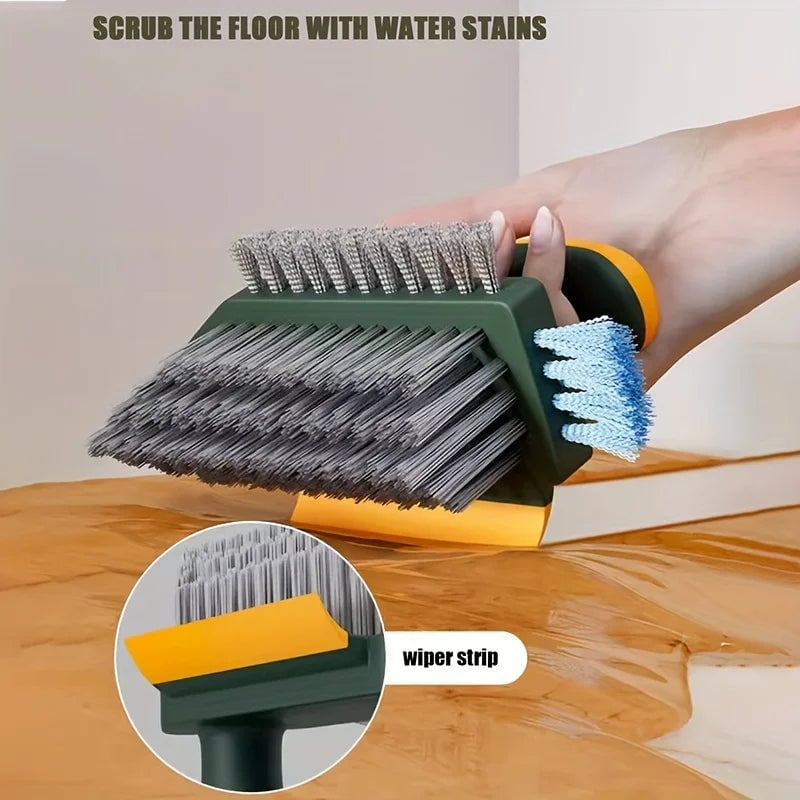 4-in-1 Gap Cleaning Brush Squeegee Tool - Glass Kitchen Bathroom