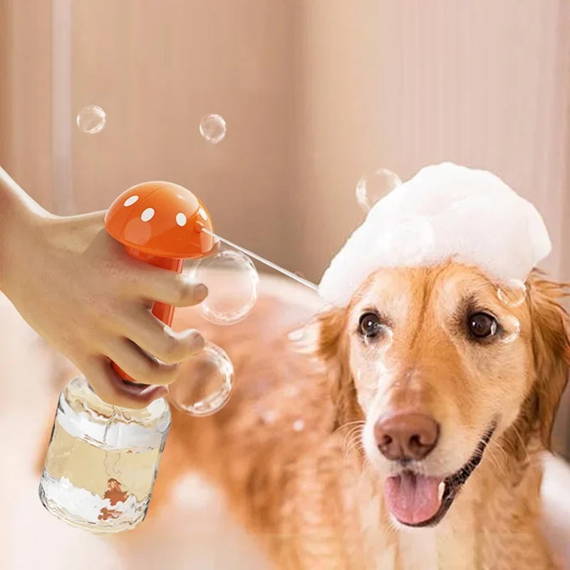 USB Rechargeable Pet Bubble Soap Dispenser - Automatic Dog Shower