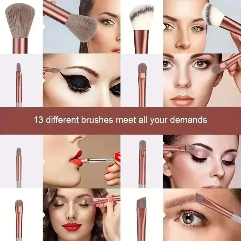 Professional Makeup Brush Set - Soft Kabuki Foundation Eyeshadow