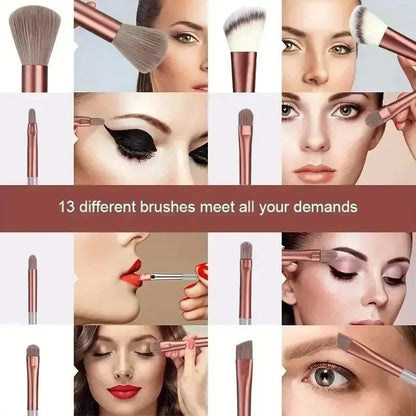 Professional Makeup Brush Set - Soft Kabuki Foundation Eyeshadow