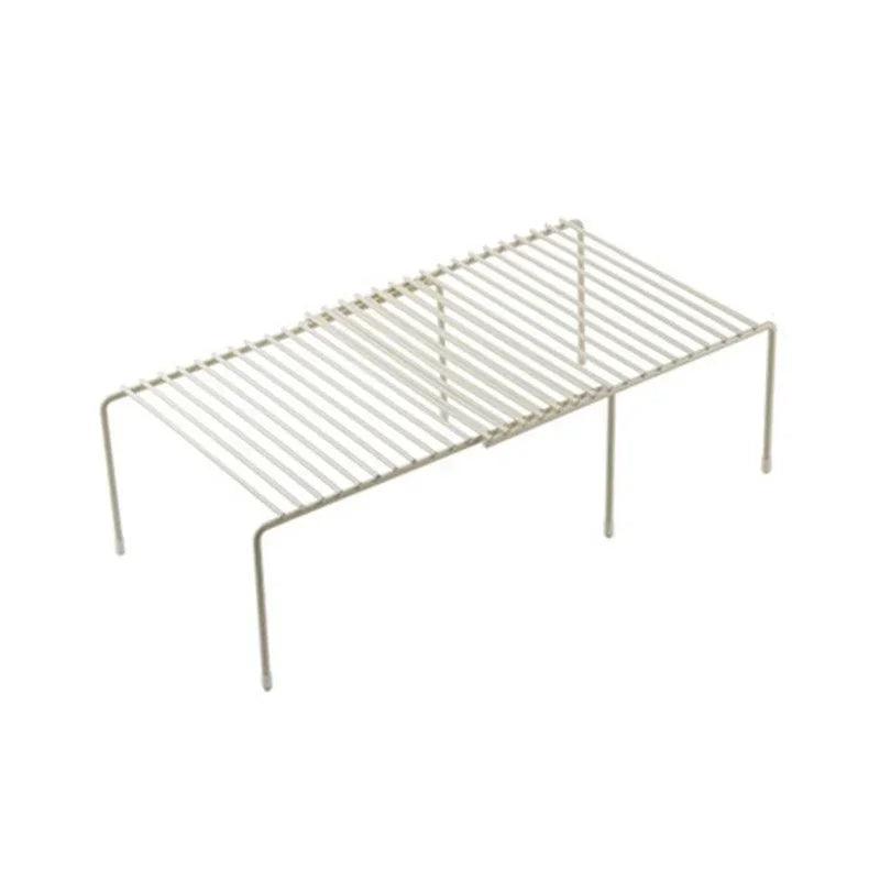 Retractable Iron Seasoning Rack Cabinet Organizer w/ Basket & Spoon