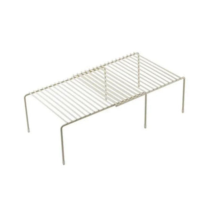 Retractable Iron Seasoning Rack Cabinet Organizer w/ Basket & Spoon