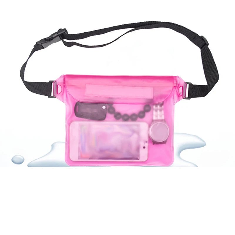Waterproof Swimming Dry Bag - Phone Case Shoulder Waist Pack Beach