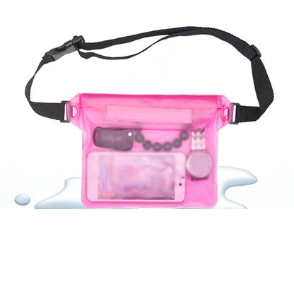 Waterproof Swimming Dry Bag - Phone Case Shoulder Waist Pack Beach