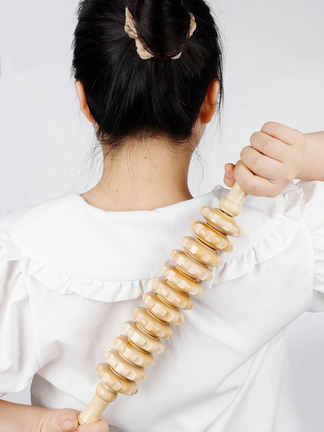 Wood Therapy Roller Gear Stick - Cellulite Lymphatic Drainage Tool
