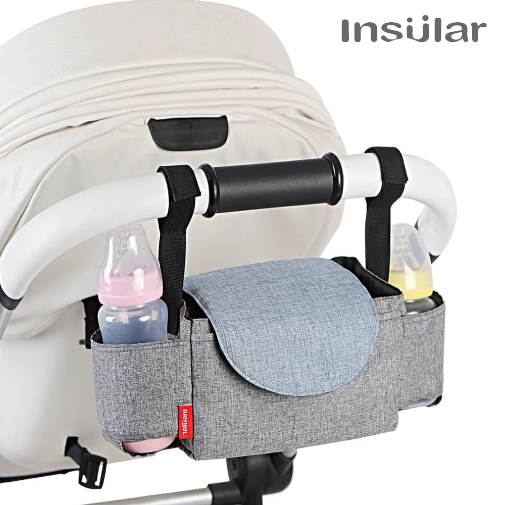 Insulated Diaper Bag with Bottle Storage - Baby Care Organizer