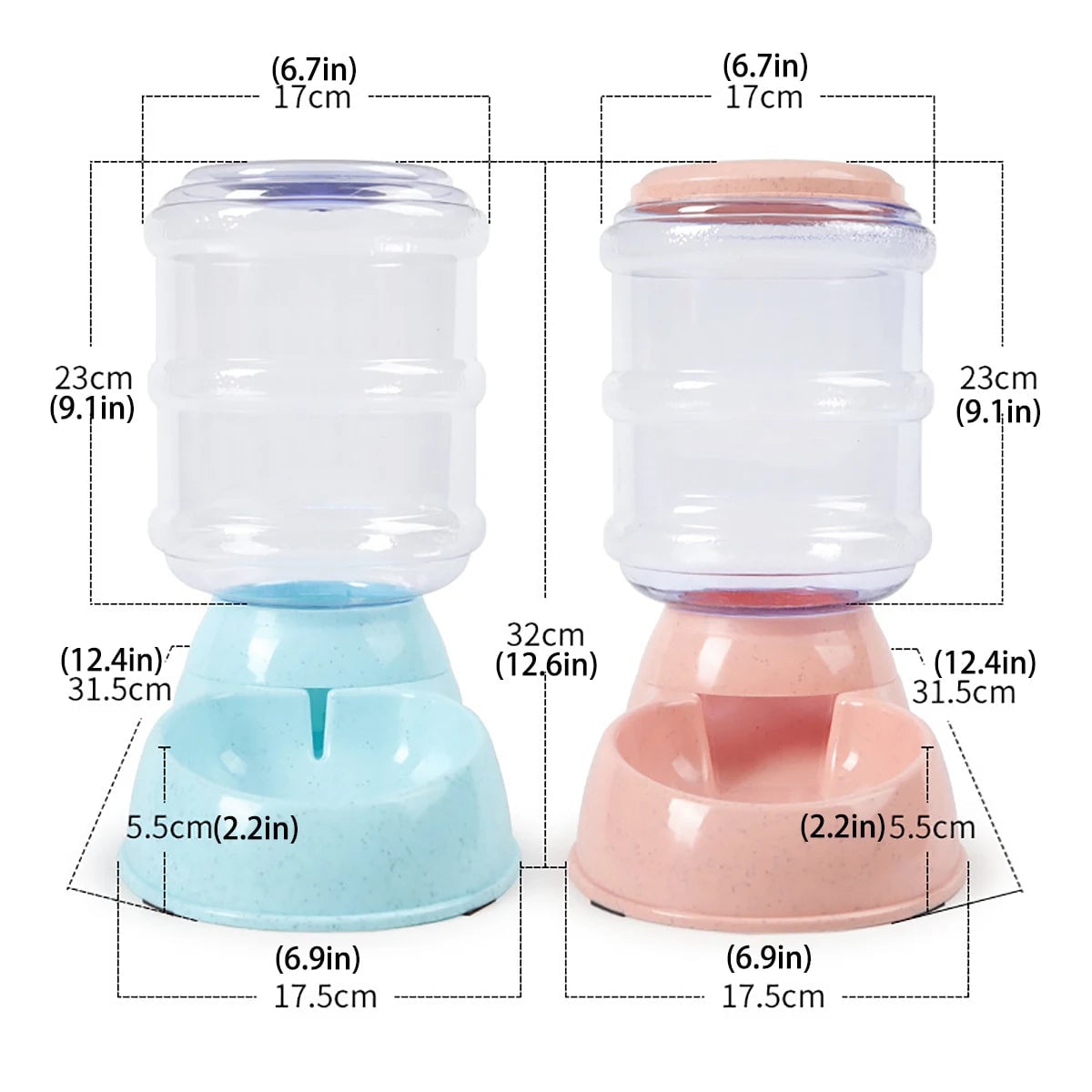 Large Capacity Automatic Pet Feeder Water Dispenser Station