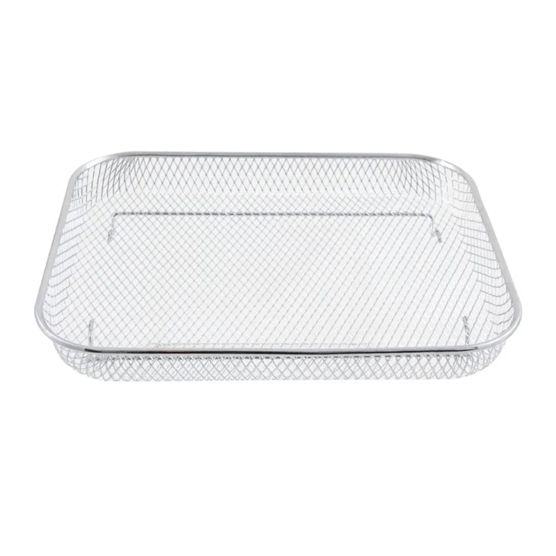 Stainless Steel Air Fryer Basket Oven Crisper Tray Large Capacity