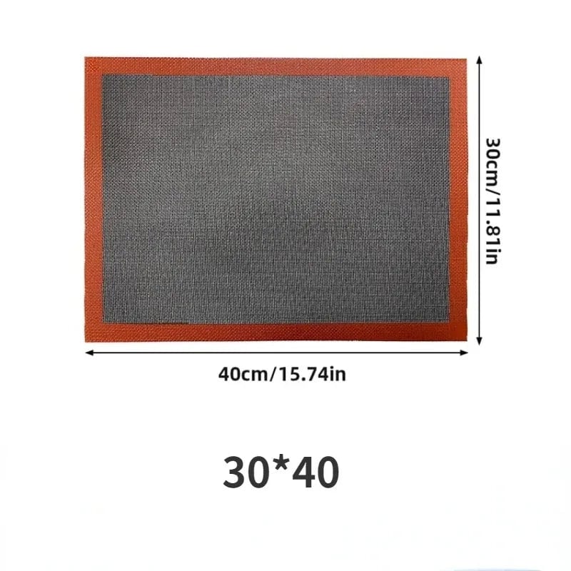 Silicone Baking Mat 30x40cm Non-Stick Heat Resistant Reusable Sheet