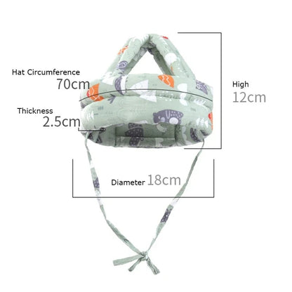 Adjustable Baby Safety Helmet Soft Anti-Collision Head Protection