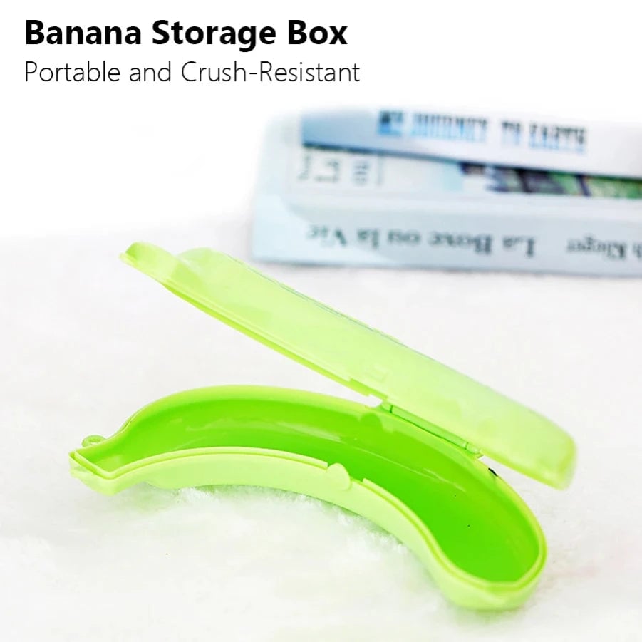 Banana Storage Box Outdoor Travel Case Protector Container Holder