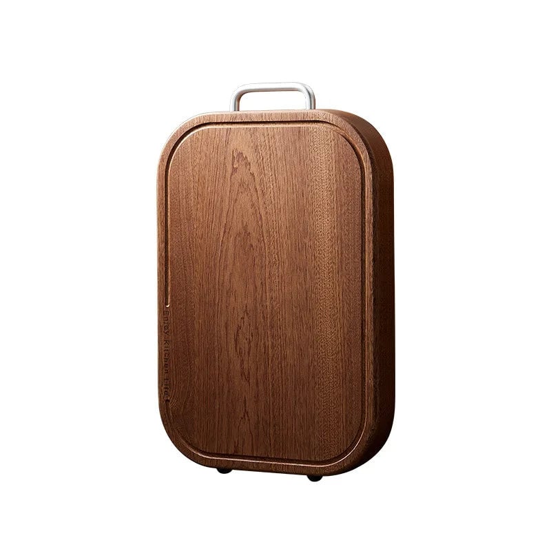 Heavy Duty Ebony Wood Cutting Board - Double-Sided Anti-Bacterial