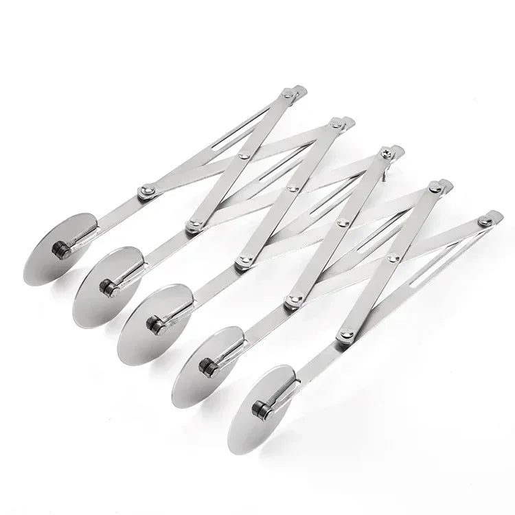 Stainless Steel 3/5/7 Wheel Pastry Cutter Dough Divider Pizza