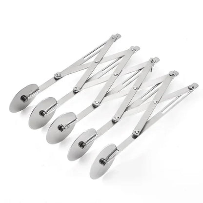 Stainless Steel 3/5/7 Wheel Pastry Cutter Dough Divider Pizza