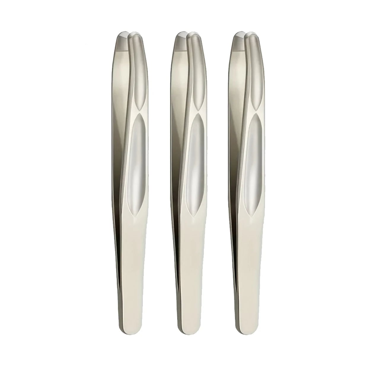 Premium Round Head Tweezers - Precision Eyebrow & Facial Hair Removal