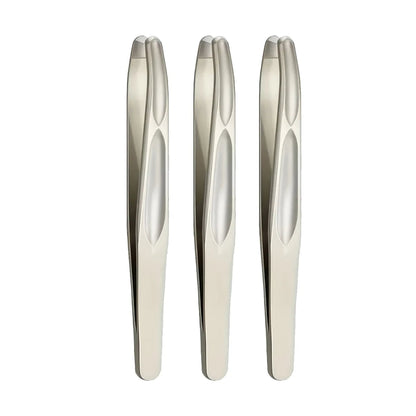 Premium Round Head Tweezers - Precision Eyebrow & Facial Hair Removal
