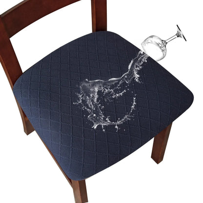 Waterproof Elastic Dining Chair Seat Covers - Removable Washable