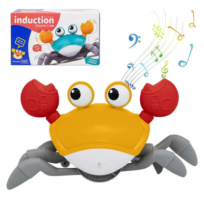 Battery Dancing Crab Interactive Crawling Toy - Escape Motion Baby Toy